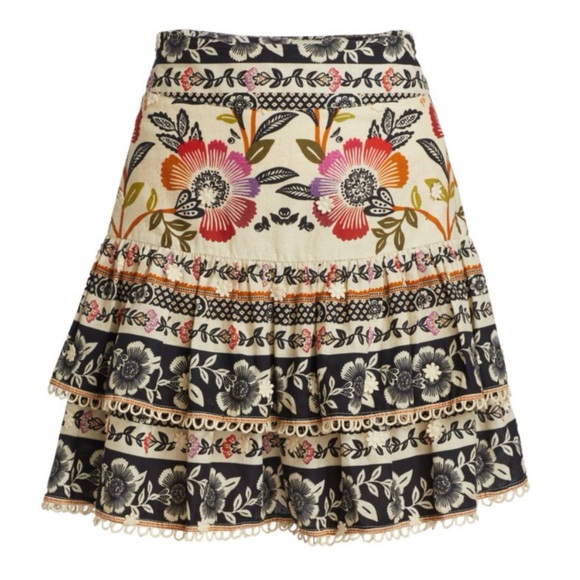 FARM Rio Dresses & Skirts - NWT FARM Rio Romantic Garden Mini Skirt XL